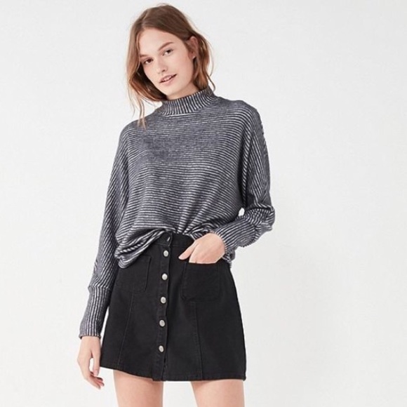 Urban Outfitters Dresses & Skirts - Urban Outfitters Blue Button Front A-Line Skirt